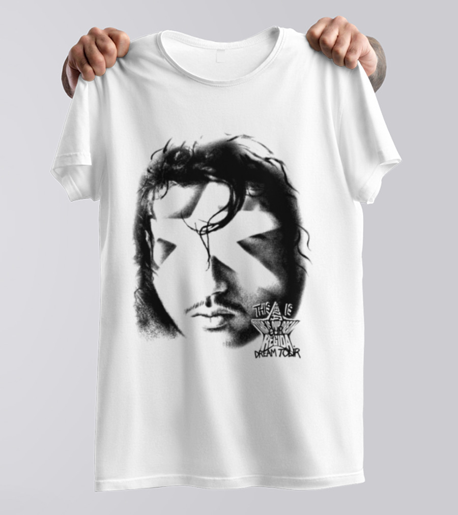 Fuerza Regida Star Face Black T-Shirt