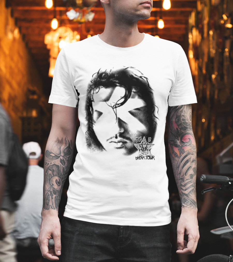 Fuerza Regida Star Face Black T-Shirt