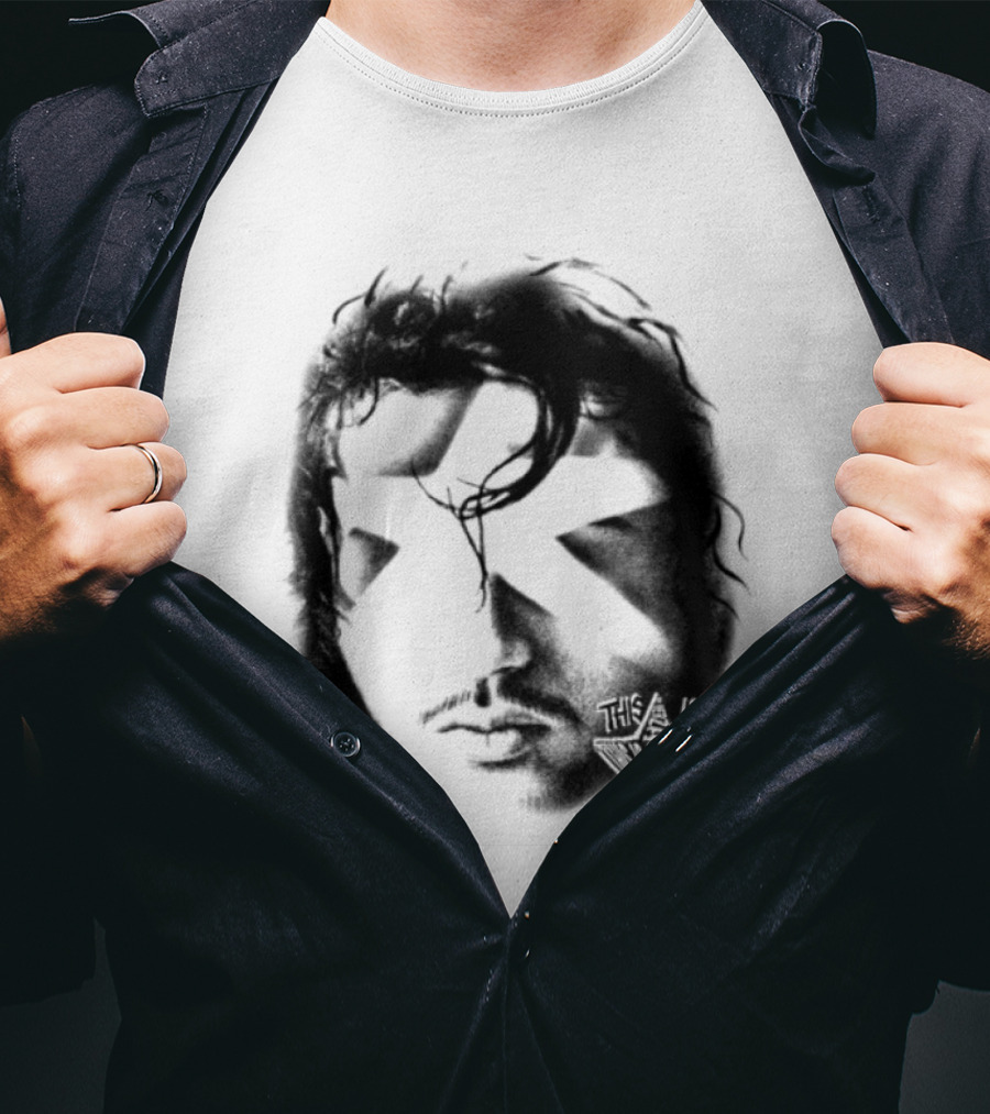 Fuerza Regida Star Face Black T-Shirt