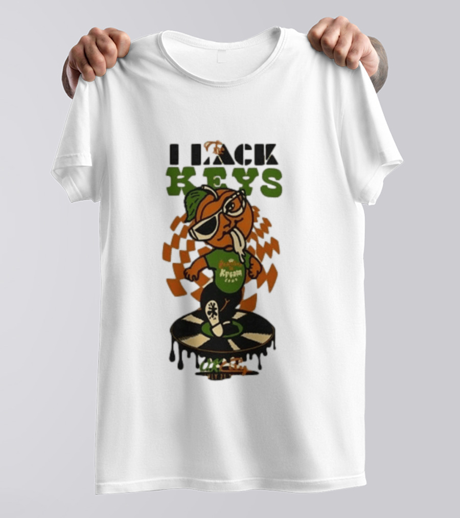 The Black Keys The Zoo Amphitheatre Oklahoma City July 21 2026 Kream Team Cool Orange T-Shirt