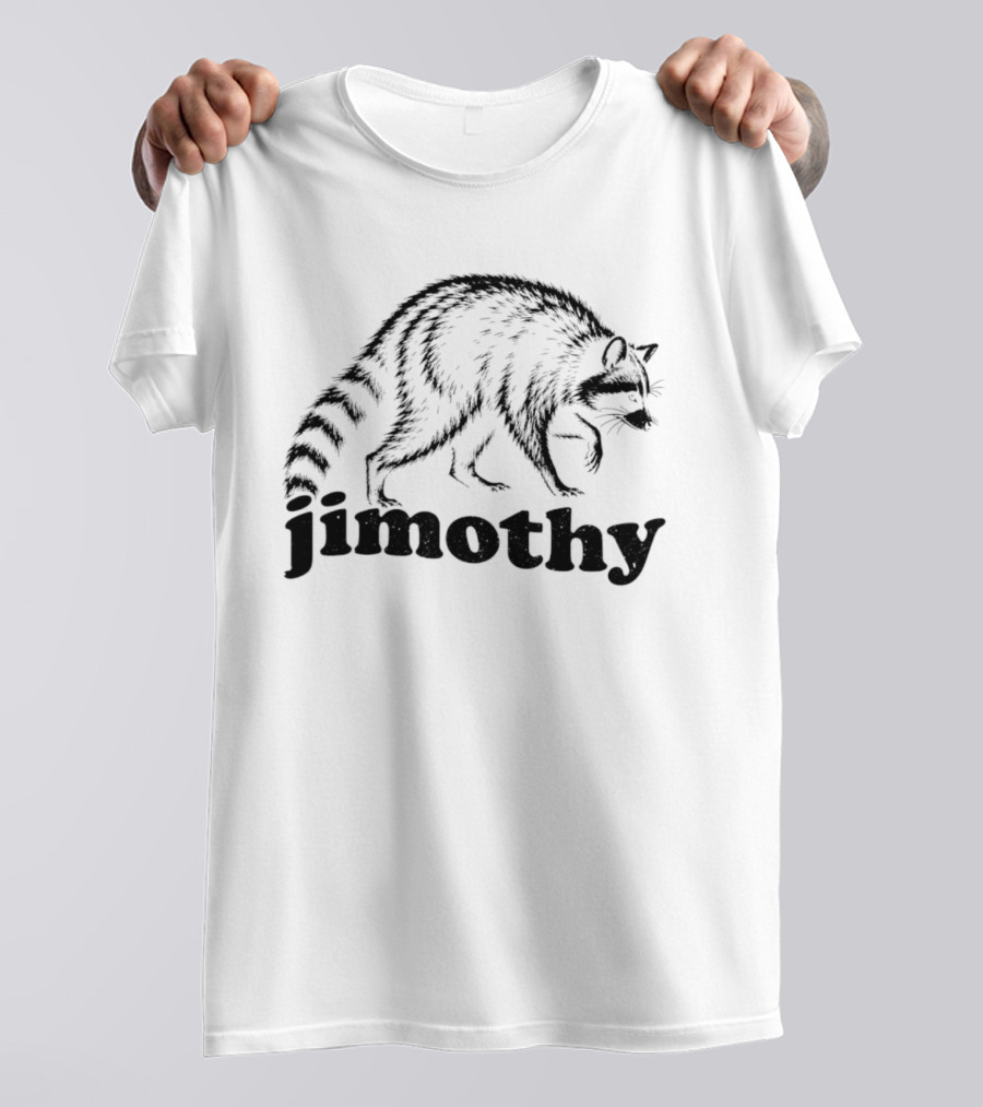 Jimothy Raccoon Walking T-Shirt