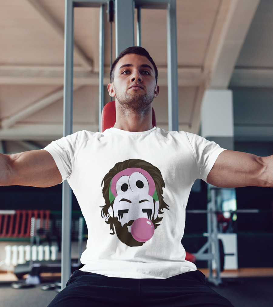 Keanu Reeves Bubblegum Pop Art Cartoon T-Shirt