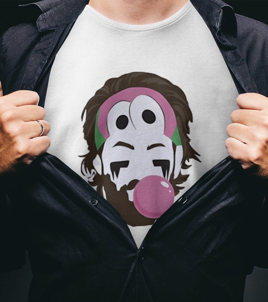 Keanu Reeves Bubblegum Pop Art Cartoon T-Shirt