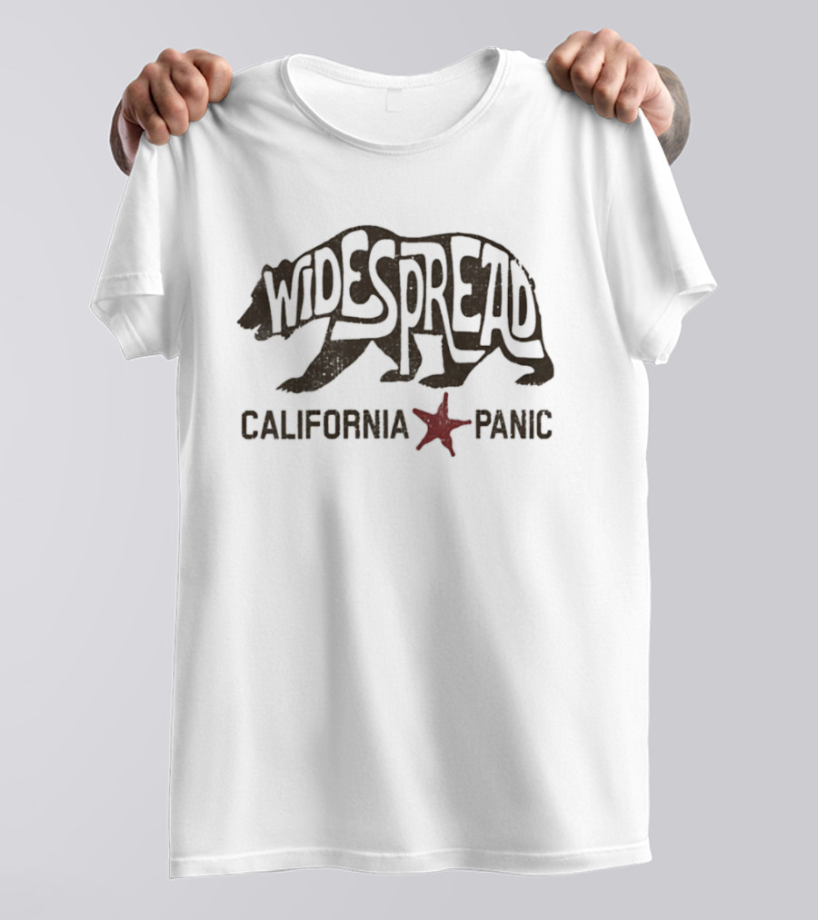 Widespread Bear California Panic Jam Band T-Shirt