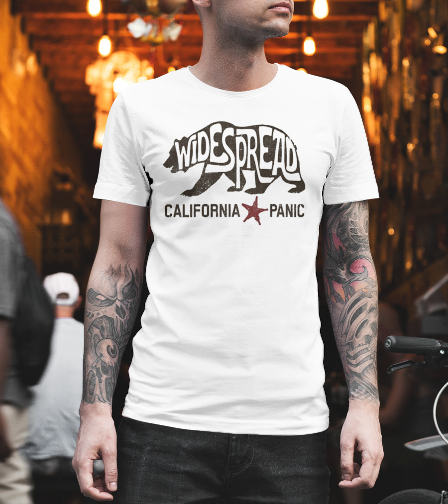 Widespread Bear California Panic Jam Band T-Shirt