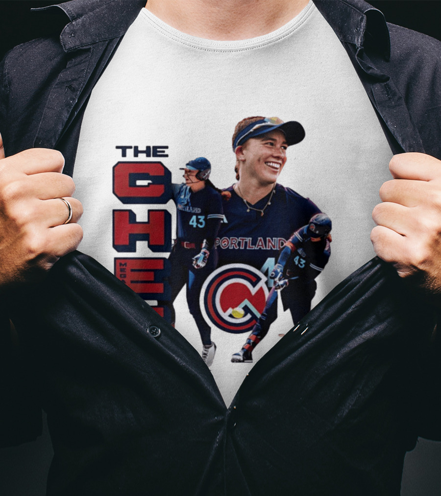 Megan Grant The Chef Portland Cascade Baseball Number 43 T-Shirt