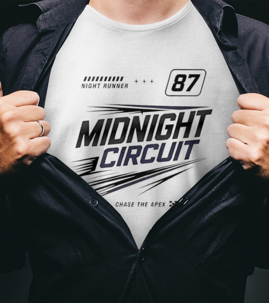 Midnight Circuit 87 Night Runner Chase The Apex T-Shirt