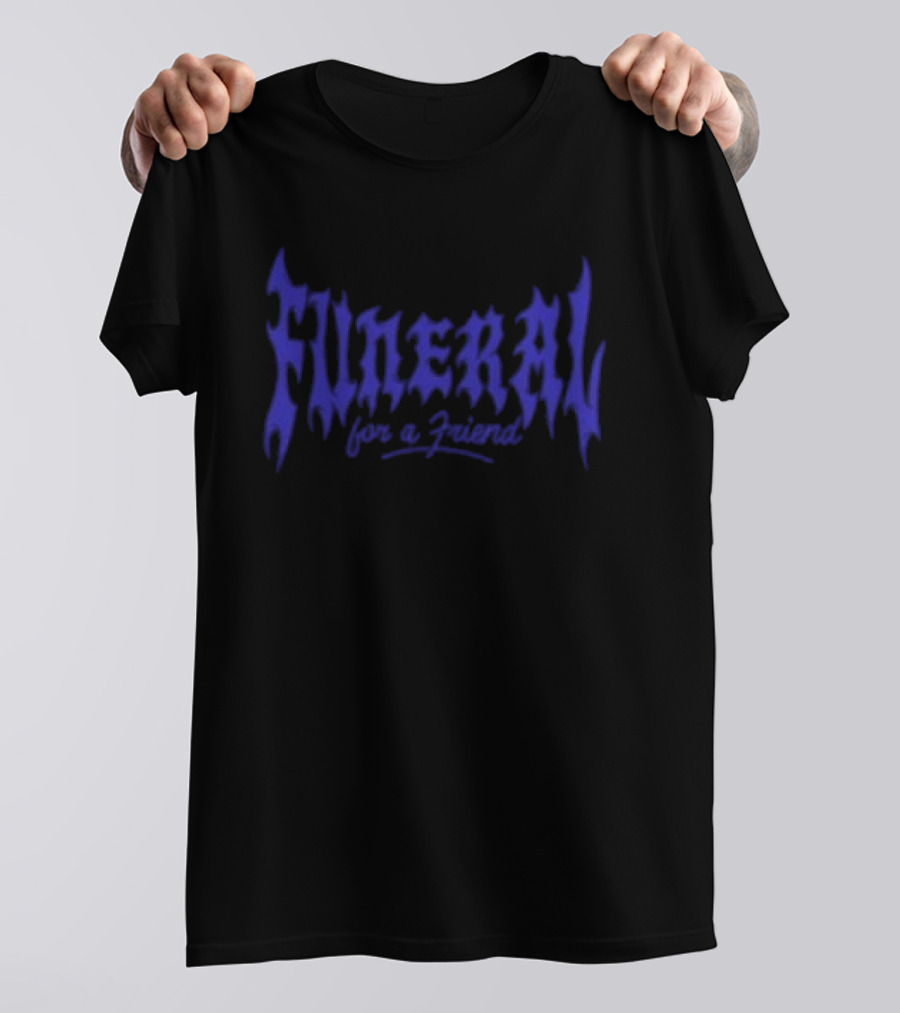 Funeral For A Friend Store Streetcar Title Gothic Blue T-Shirt