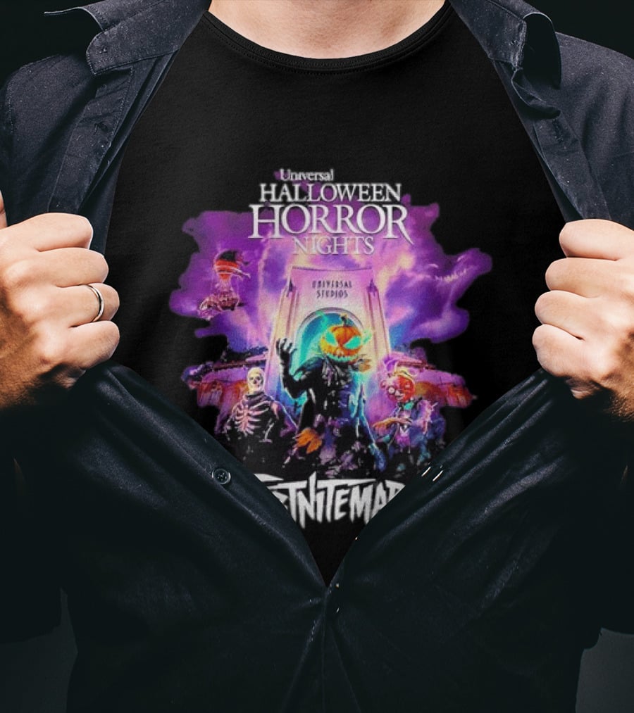 Universal Halloween Horror Nights 2026 Universal Studios Fortnitemares T-Shirt