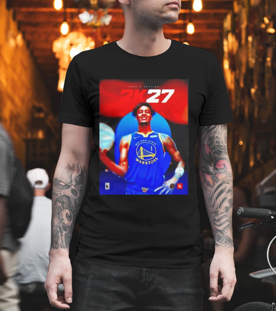 Golden State Warriors NBA 2K27 Rookie Edition Number One Player T-Shirt