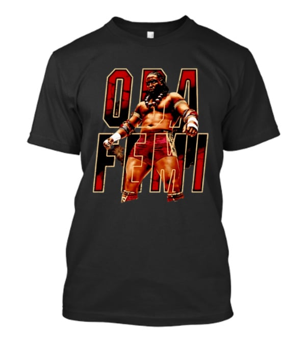 Oba Femi WWE NXT Wrestling Superstar Power Presence T-Shirt