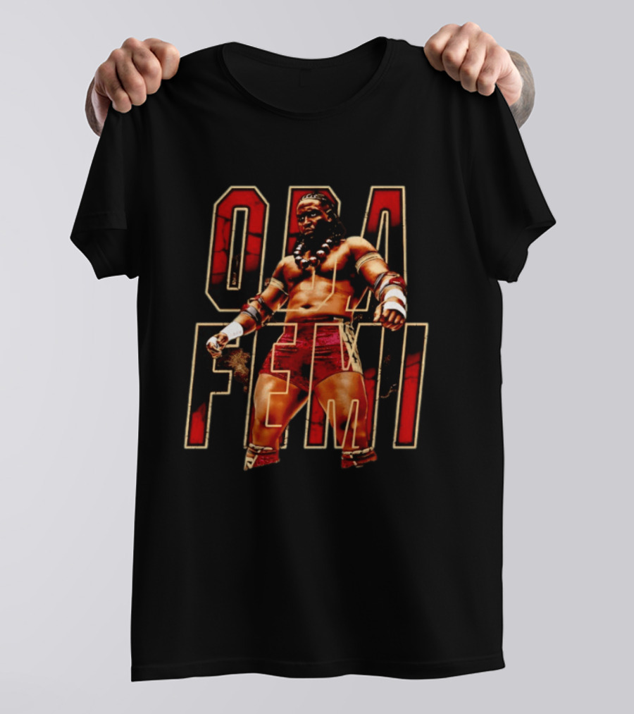 Oba Femi WWE NXT Wrestling Superstar Power Presence T-Shirt