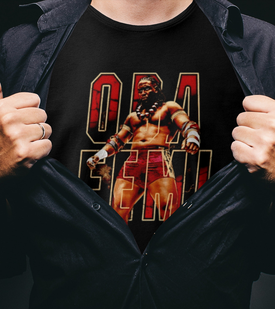 Oba Femi WWE NXT Wrestling Superstar Power Presence T-Shirt