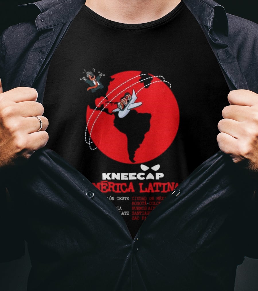 Kneecap America Latina Clowns Plane Adventure T-Shirt