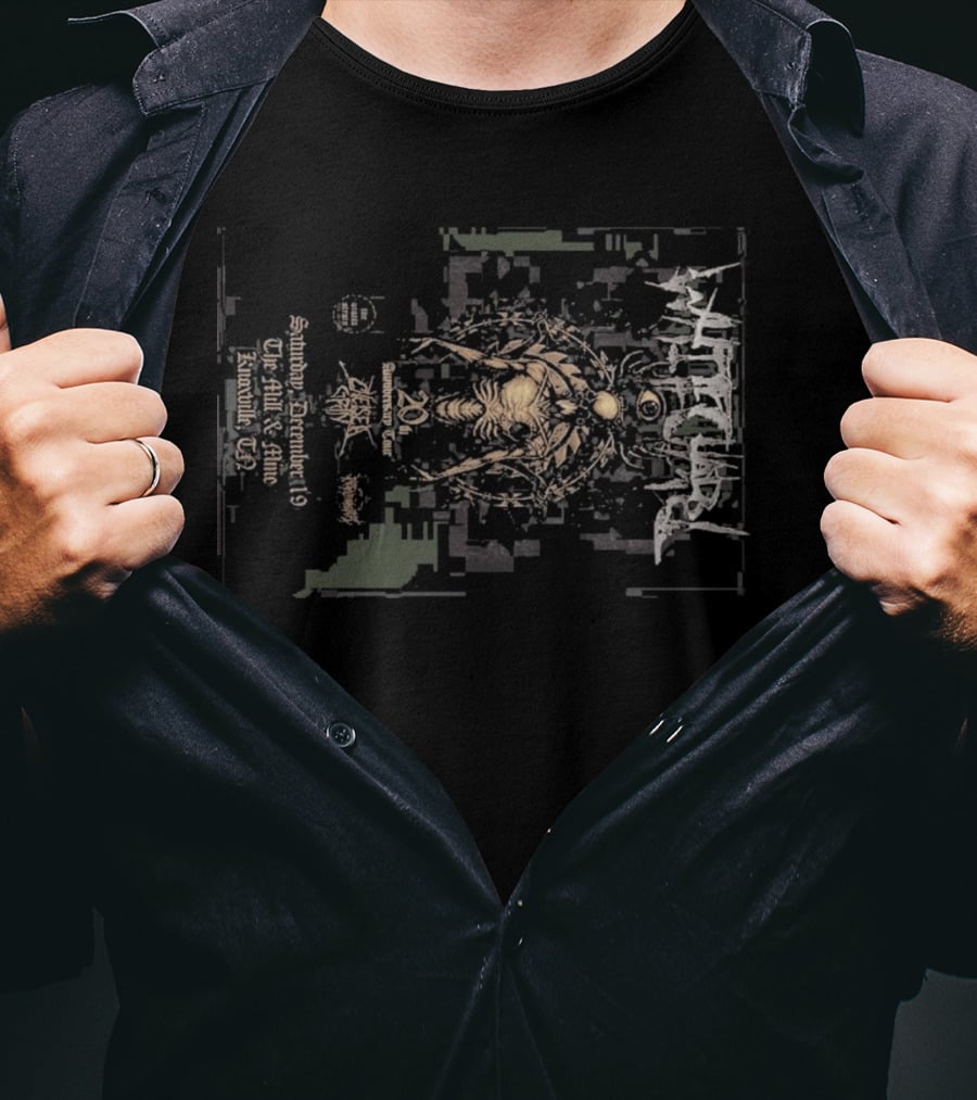 Whitechapel 20th Anniversary Tour Knoxville December 9 The Mill & Mine 2026 T-Shirt