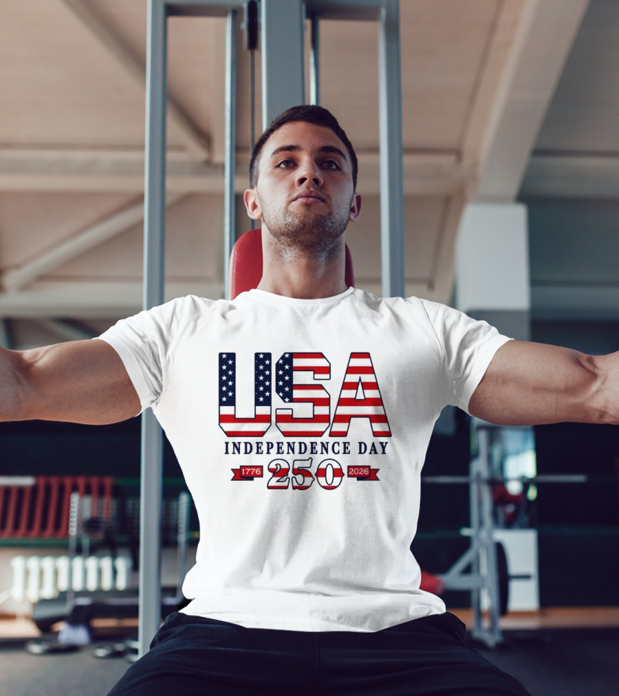 USA Independence Day 250 Made In America 1776 2026 T-Shirt