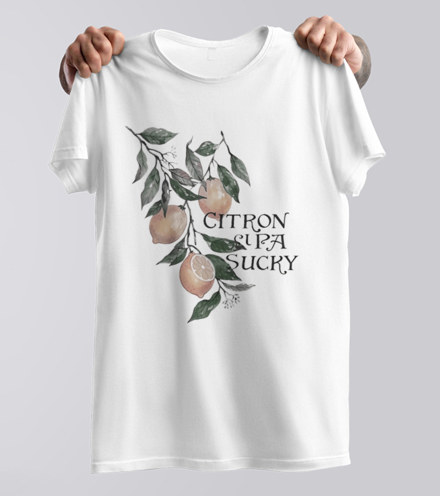 Citron Si Pa Sucky Lemon Botanical Citrus T-Shirt