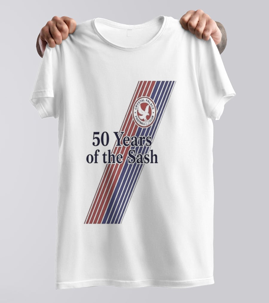Crystal Palace 50 Years Of The Sash Anniversary Celebration T-Shirt