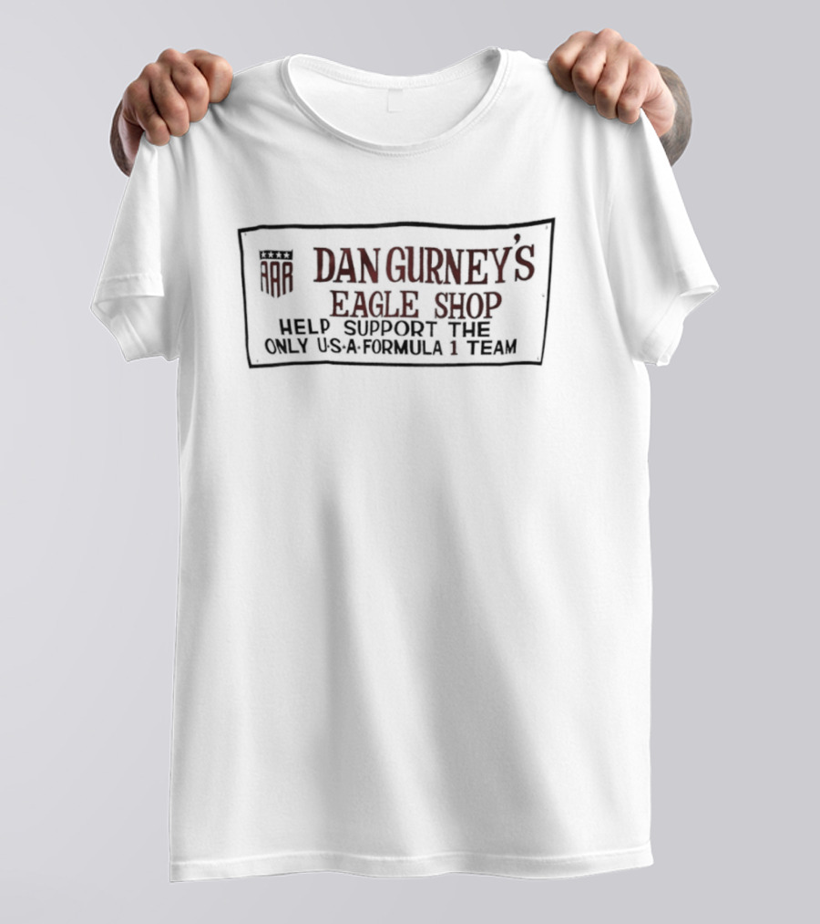 Dan Gurney's Eagle Shop Support Only USA Formula 1 Team T-Shirt