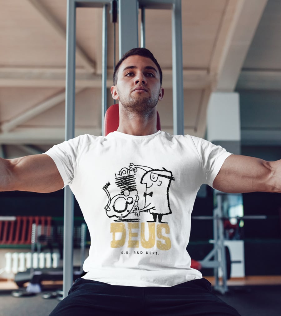 Deus SR R&D Dept Mechanic Motorcycle T-Shirt