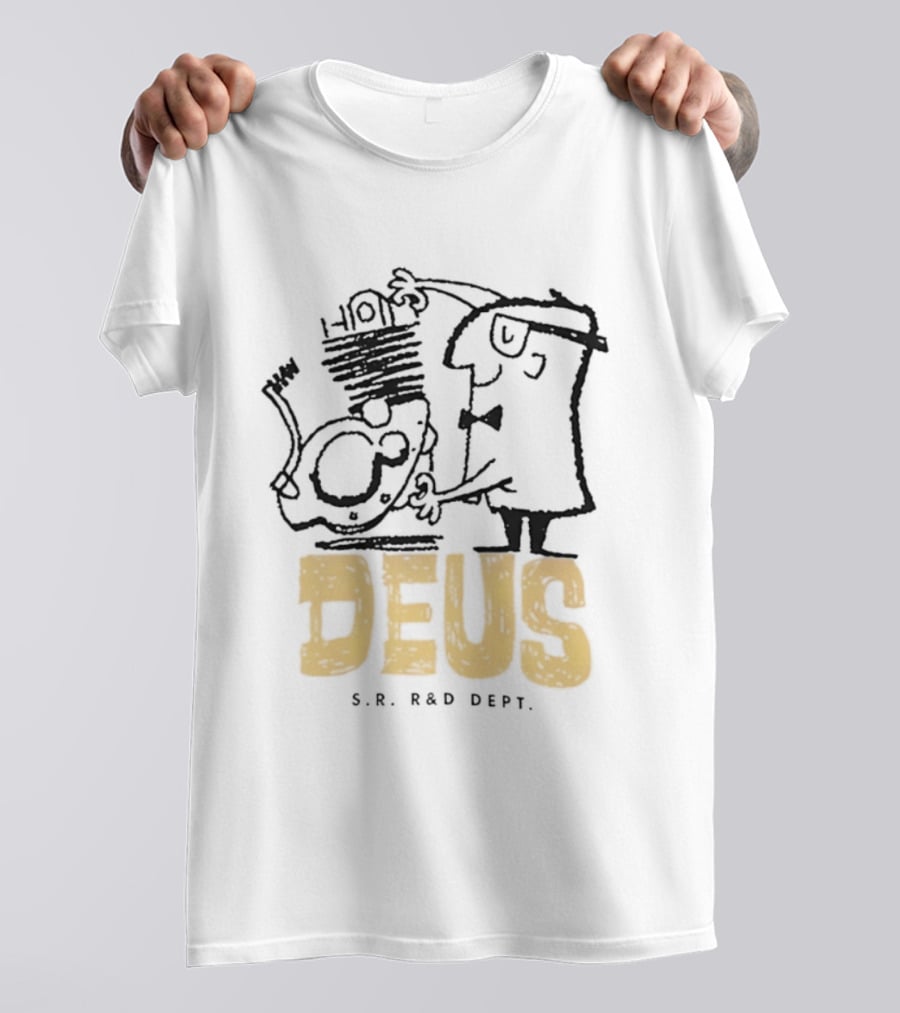Deus SR R&D Dept Mechanic Motorcycle T-Shirt