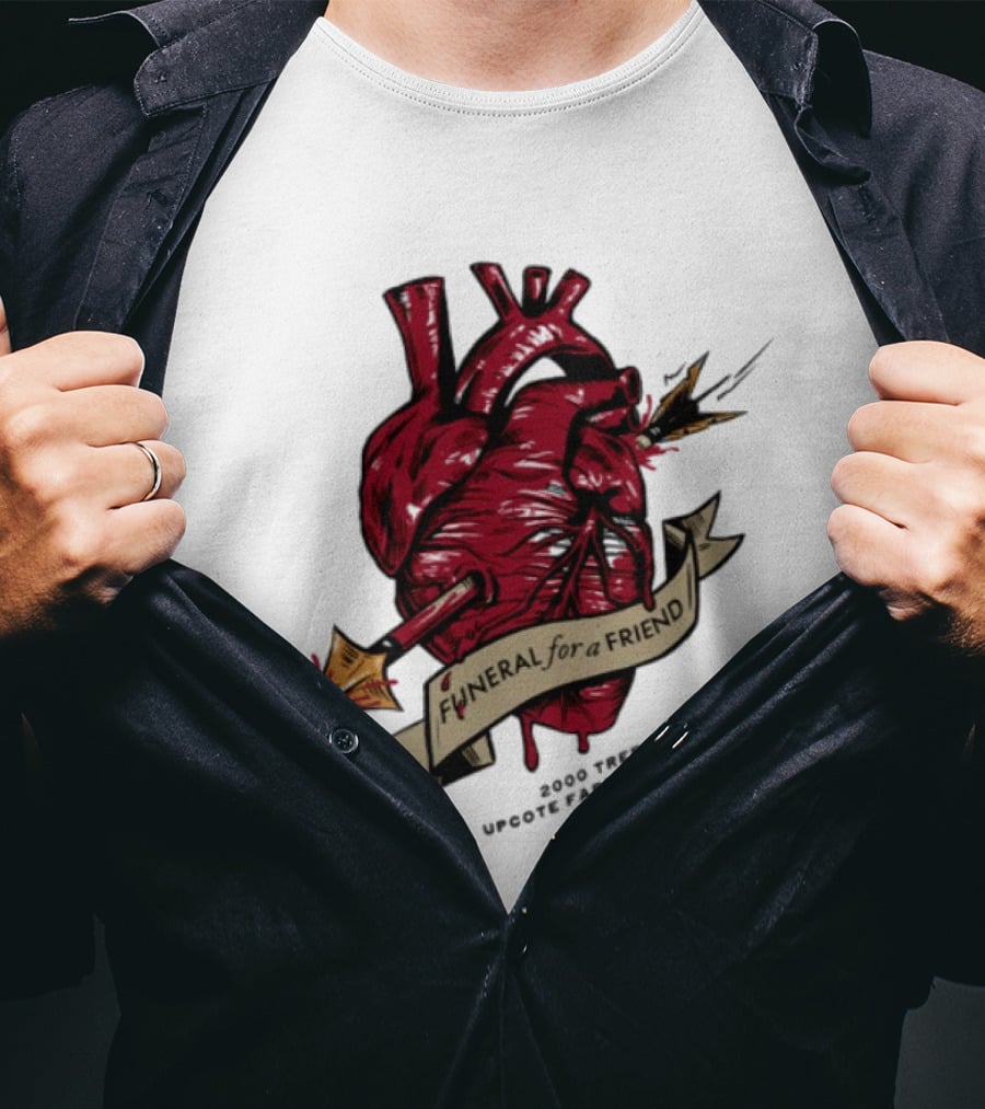 Funeral For A Friend Heart 2008 Those Upon Hope 25.02.08 T-Shirt