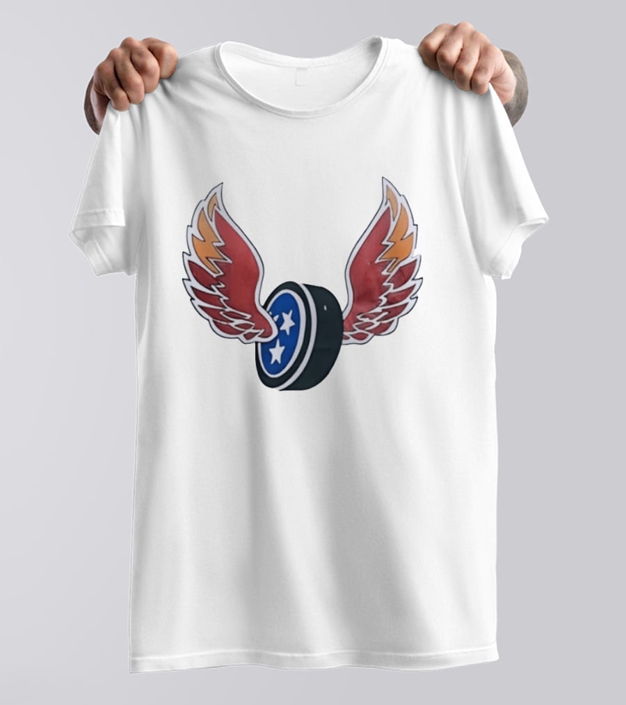 Tennessee Winged Puck Stars Hockey T-Shirt