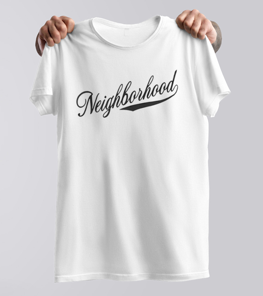 Neighborhood Script Streetwear T-Shirt