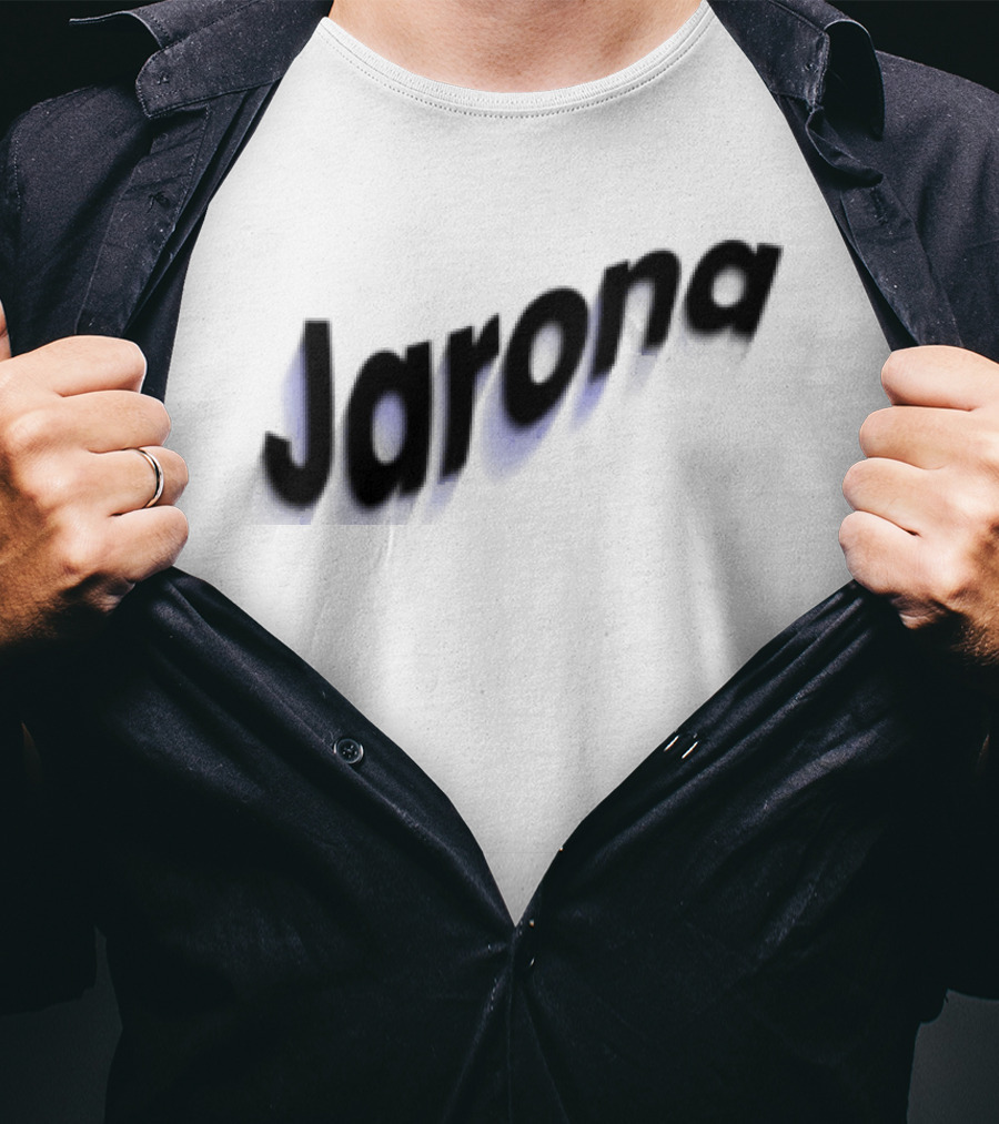 Jarona Paperboxmart Store Blue Black Gradient T-Shirt