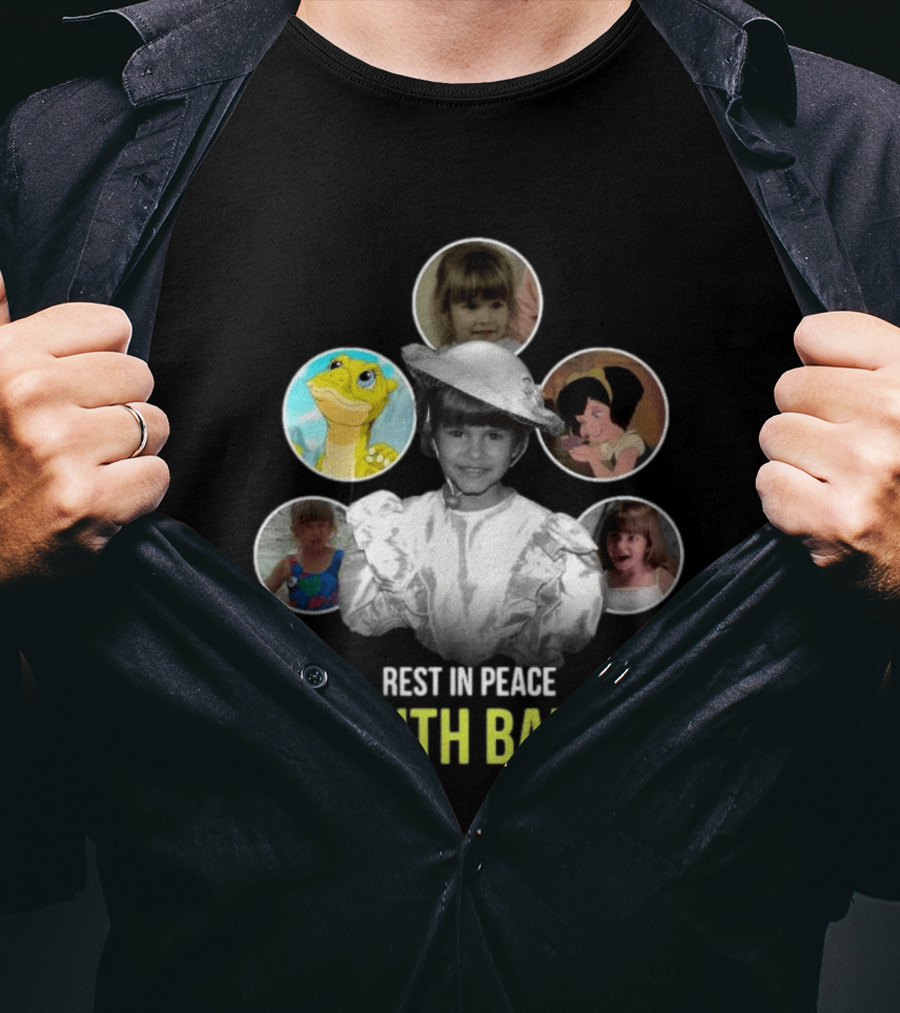 Rest In Peace Judith Barsi Tribute With Memorable Childhood Images T-Shirt
