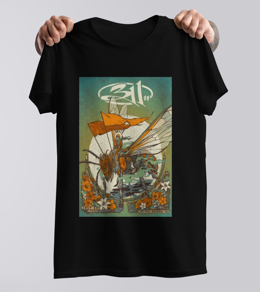 311 PNC Bank Arts Center July 23 2026 New Jersey Concert T-Shirt