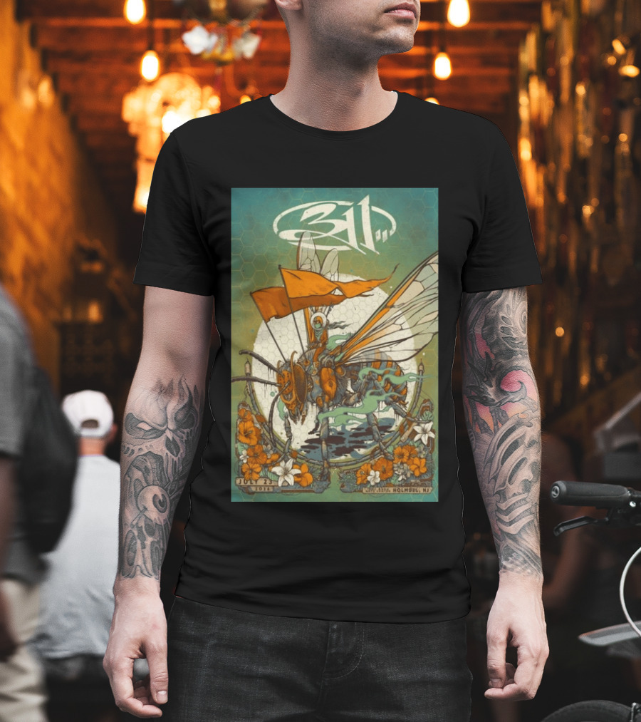 311 PNC Bank Arts Center July 23 2026 New Jersey Concert T-Shirt