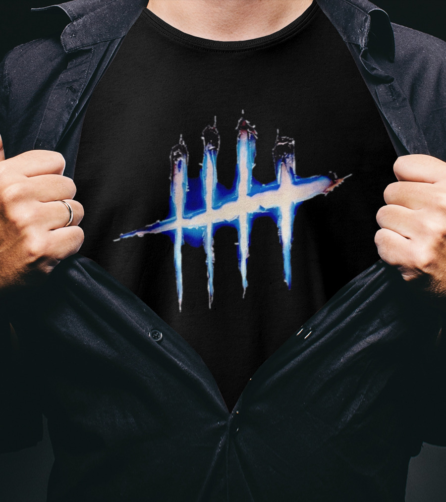 AEW Dead By Daylight Claw Mark All Elite Wrestling Collaboration T-Shirt