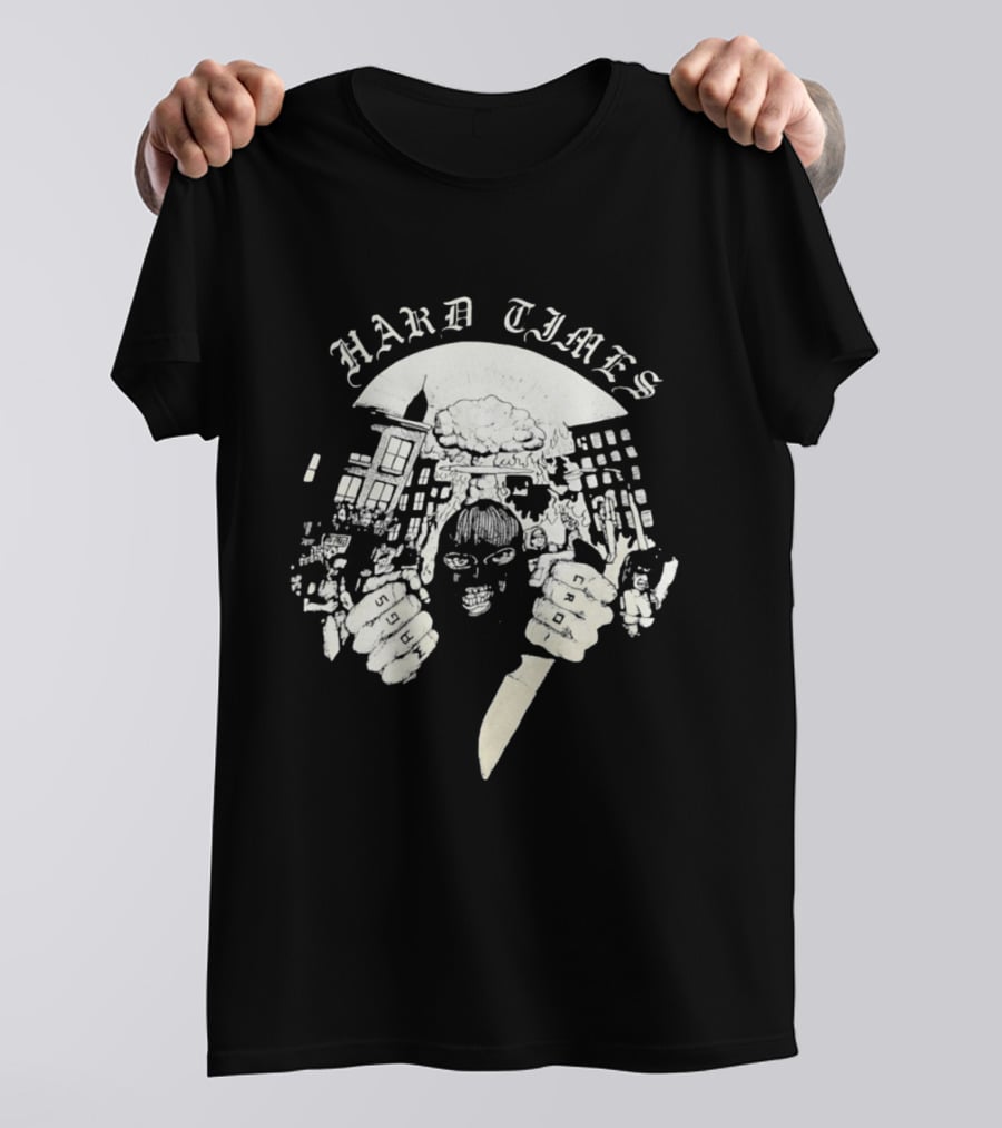 Hard Times Swags Cro Urban Masked Knife Figure Streetwear T-Shirt