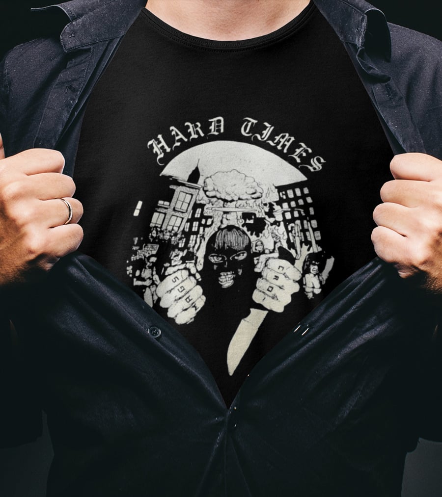 Hard Times Swags Cro Urban Masked Knife Figure Streetwear T-Shirt