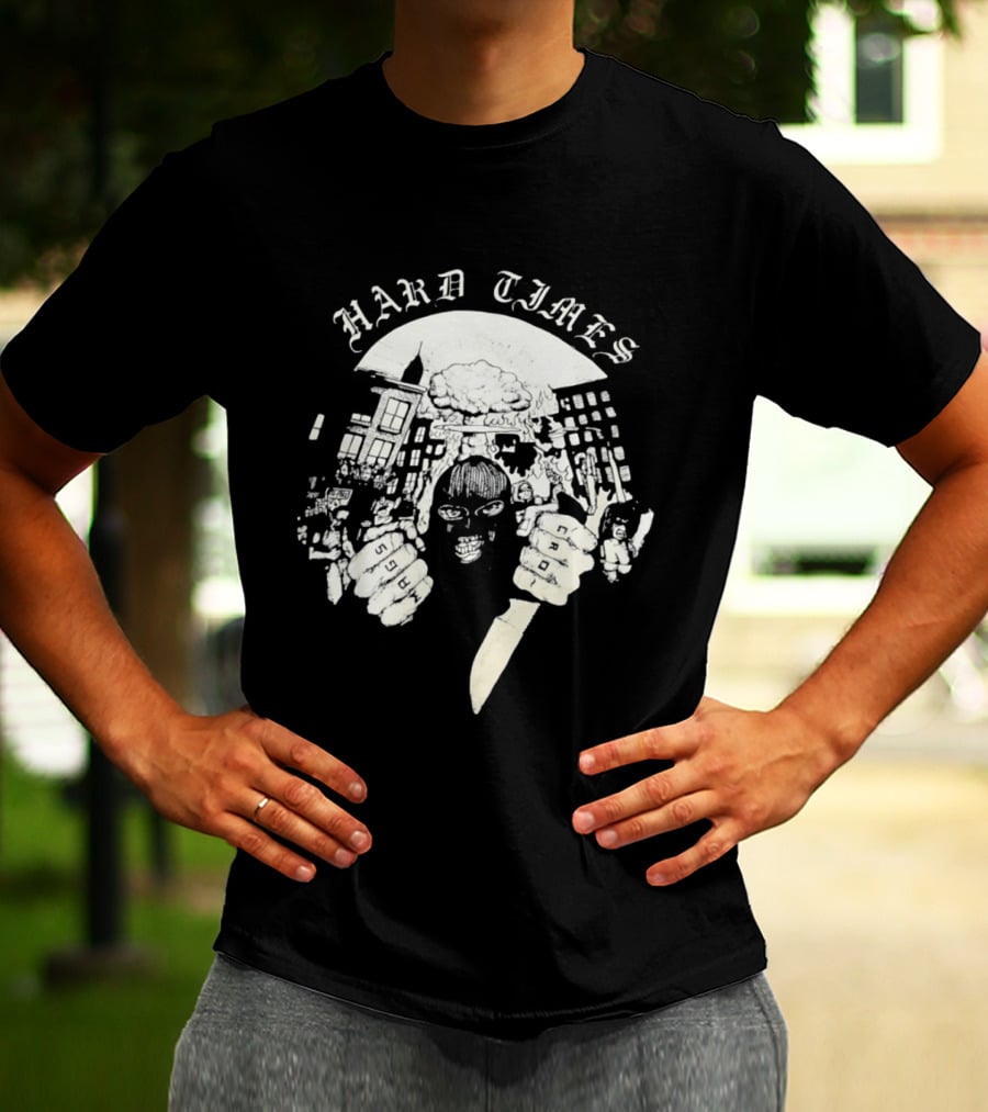 Hard Times Swags Cro Urban Masked Knife Figure Streetwear T-Shirt