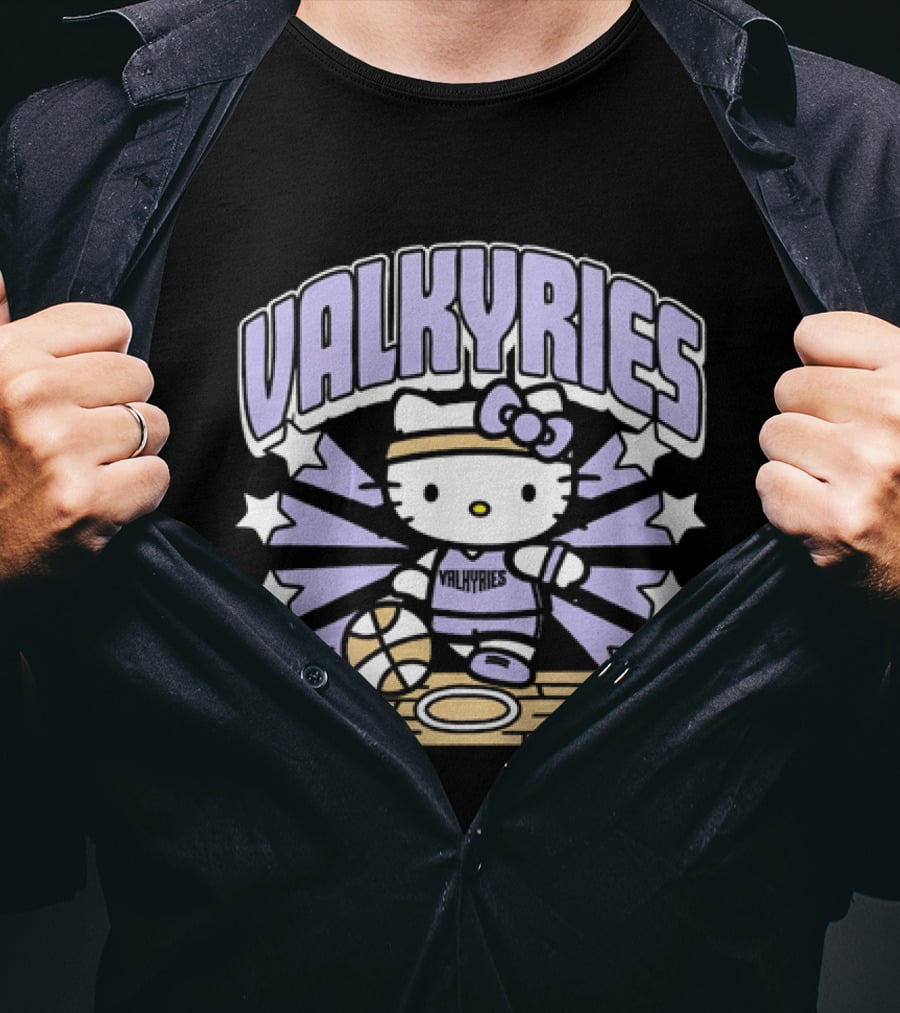 Hello Kitty Valkyries Basketball T-Shirt