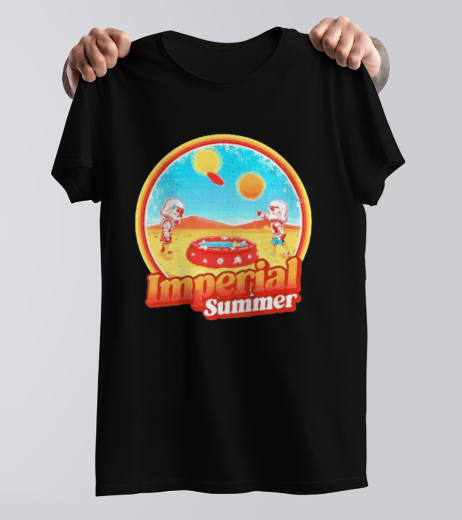 Summer Fun Star Wars Stormtrooper Imperial Beach Scene T-Shirt