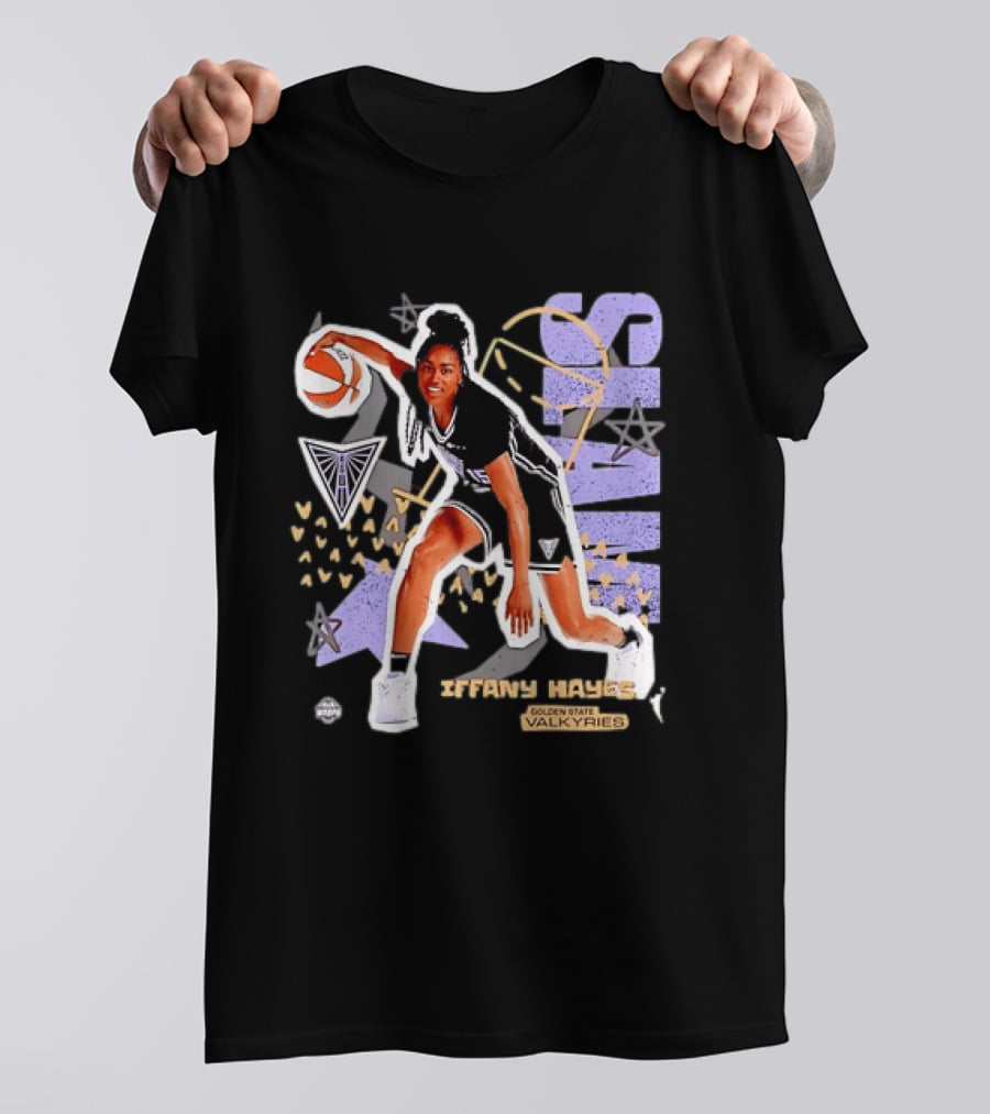 Tiffany Hayes Golden State Valkyries Basketball WNBA 15 T-Shirt