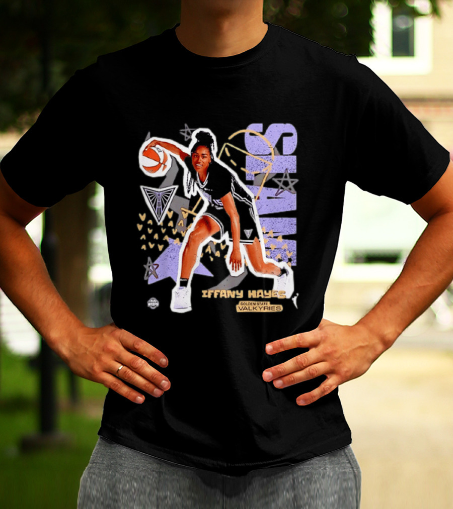 Tiffany Hayes Golden State Valkyries Basketball WNBA 15 T-Shirt