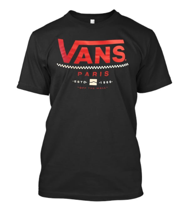 Vans Paris Estd 1966 Off The Wall T-Shirt