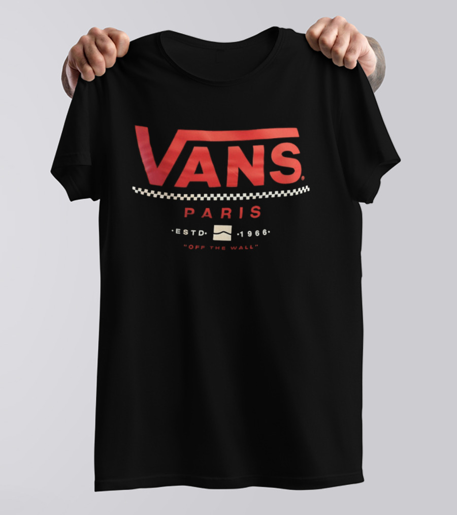 Vans Paris Estd 1966 Off The Wall T-Shirt