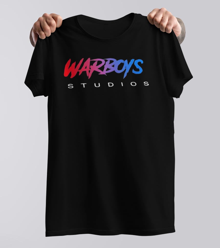 Warboys Studios Red And Blue Branding T-Shirt