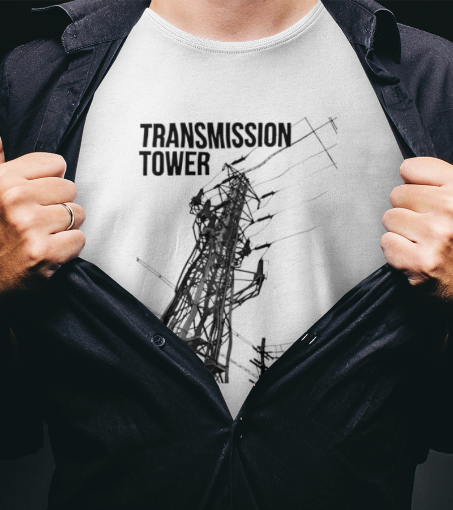 Transmission Tower Industrial Electrical T-Shirt