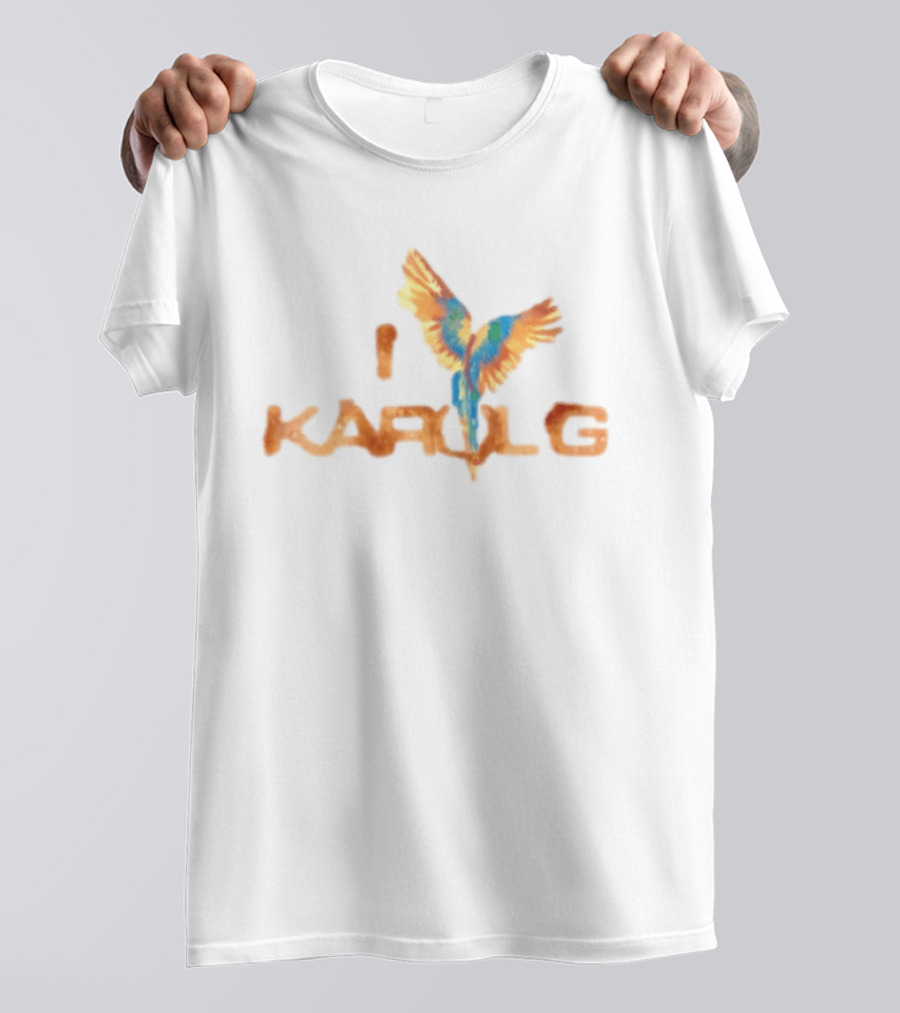 I Love Karol G Parrot Bird T-Shirt