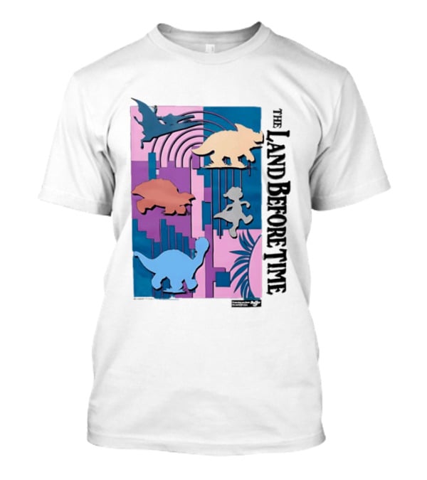The Land Before Time Littlefoot Cera Petrie Ducky Spike T-Shirt