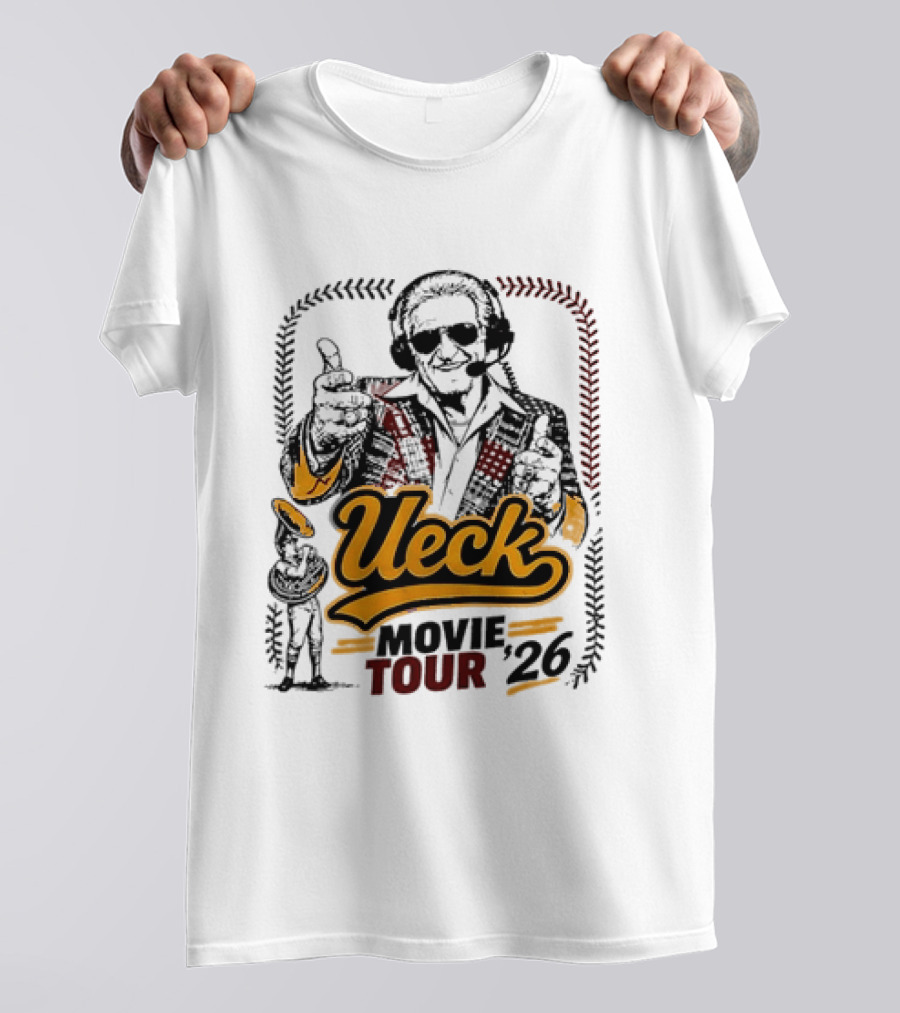 Ueck Movie Tour 26 Bob Uecker Baseball Legend Thumb Up T-Shirt