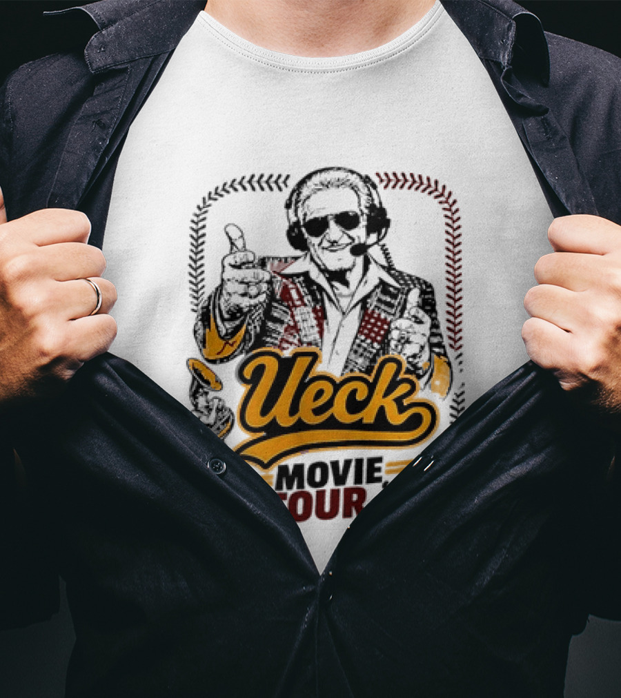 Ueck Movie Tour 26 Bob Uecker Baseball Legend Thumb Up T-Shirt