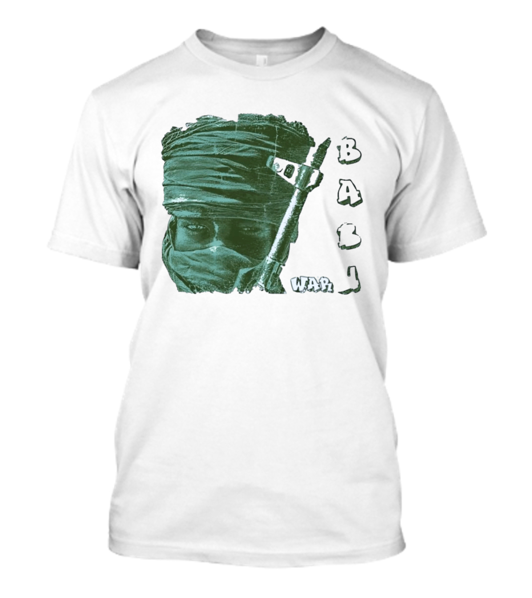 War Baby Soldier With Rifle And Turban T-Shirt