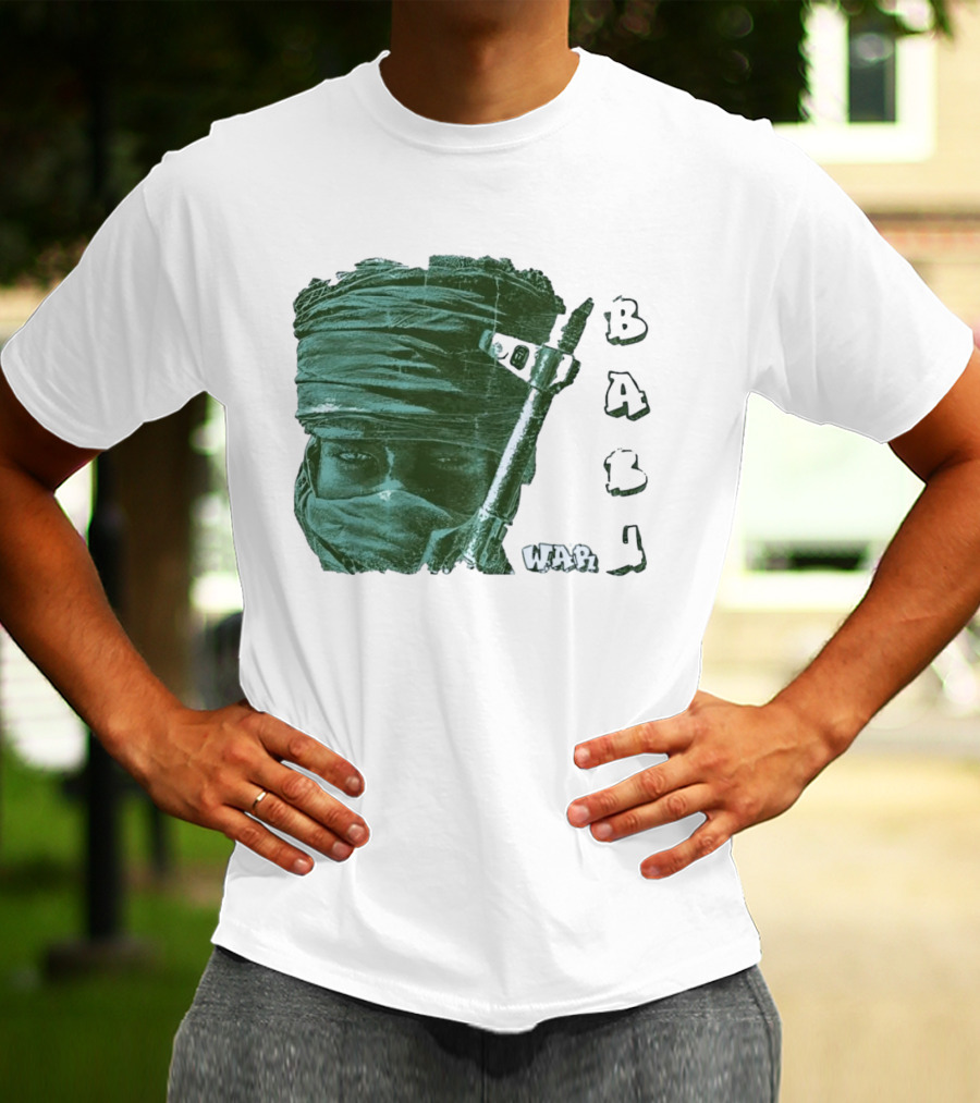 War Baby Soldier With Rifle And Turban T-Shirt
